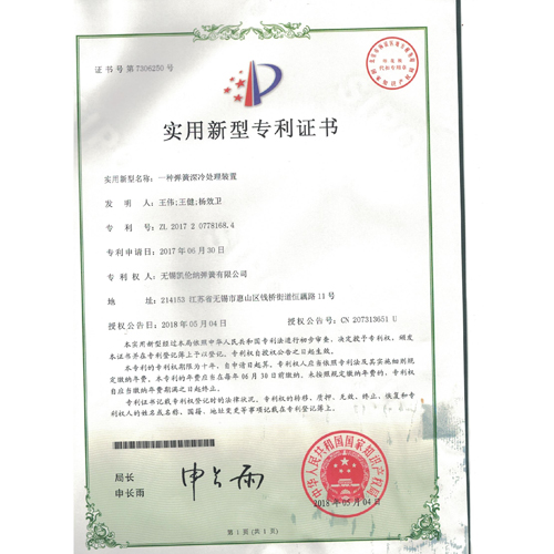 江陰一種彈簧深冷處理裝置