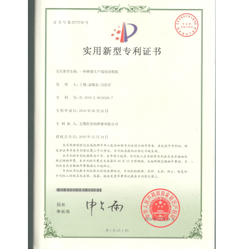江陰一種彈簧生產線用封箱機